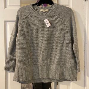 Brand new grey loft knit sweater